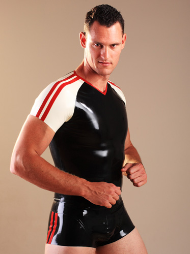 Latex Rubber Sports Shorts